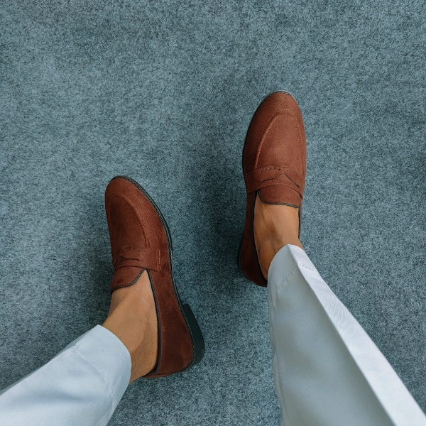 Sweed Leather Tassel Chocolate